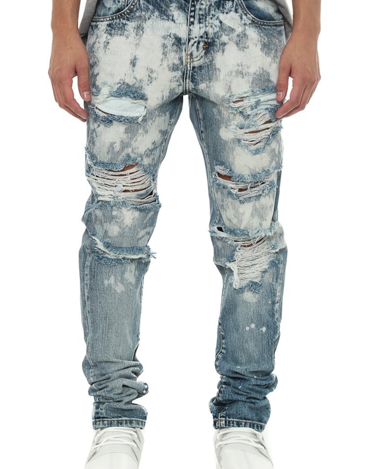 Aldan Ripped Denim Indigo