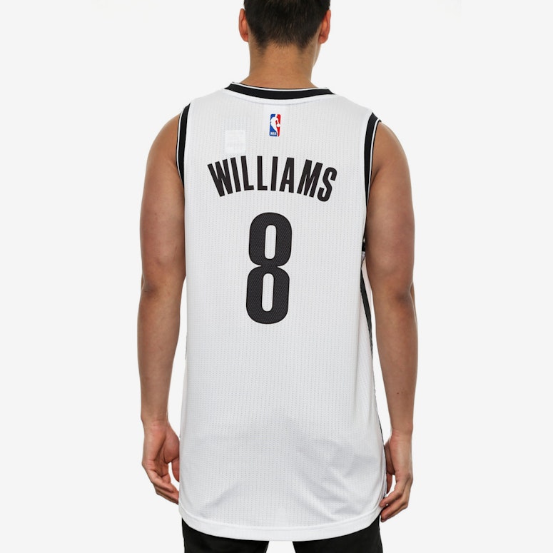 Nets 8 Williams Swingman Jersey White