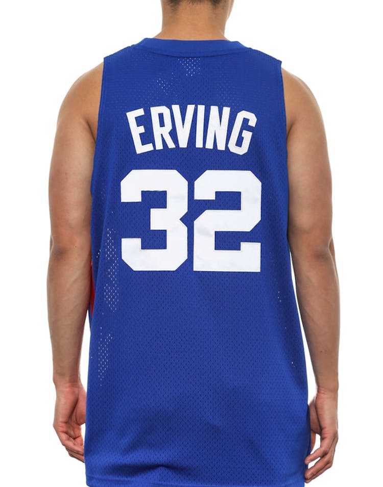 Nets 32 Erving Hwc Royal