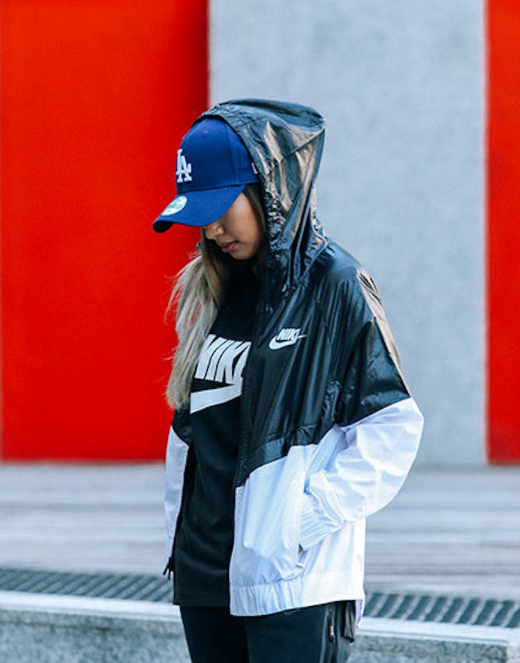 Women's Windrunner Jacket Black/white/whi