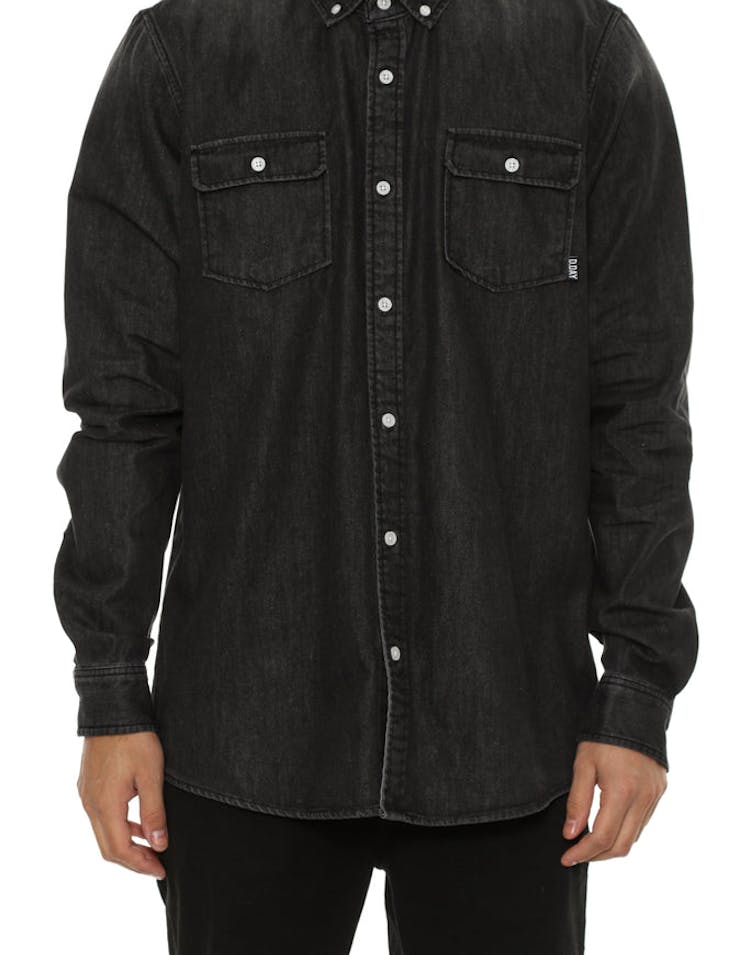 Joe Denim Lsl Shirt Black Denim