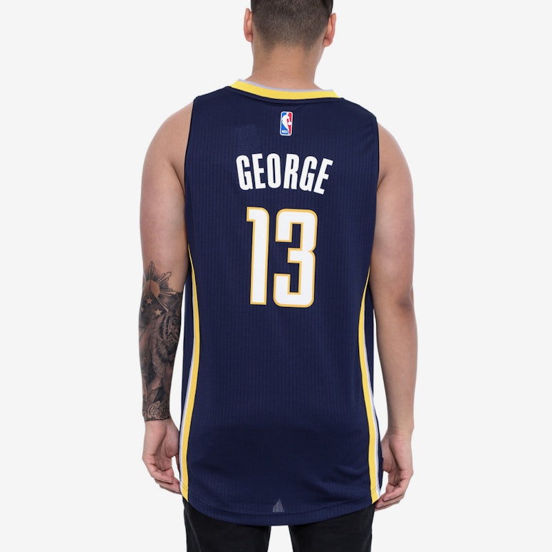 Pacers 13 George Swingman Jersey Navy
