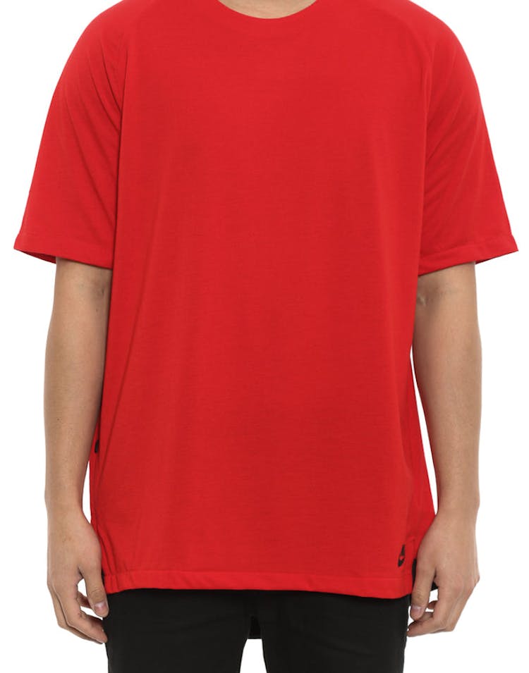Bonded Tee Red/black