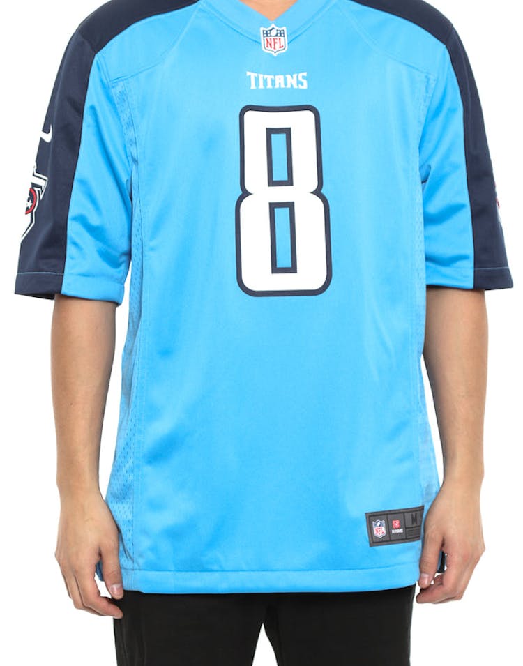 Titans 8 Mariota Nfl Jersey Blue