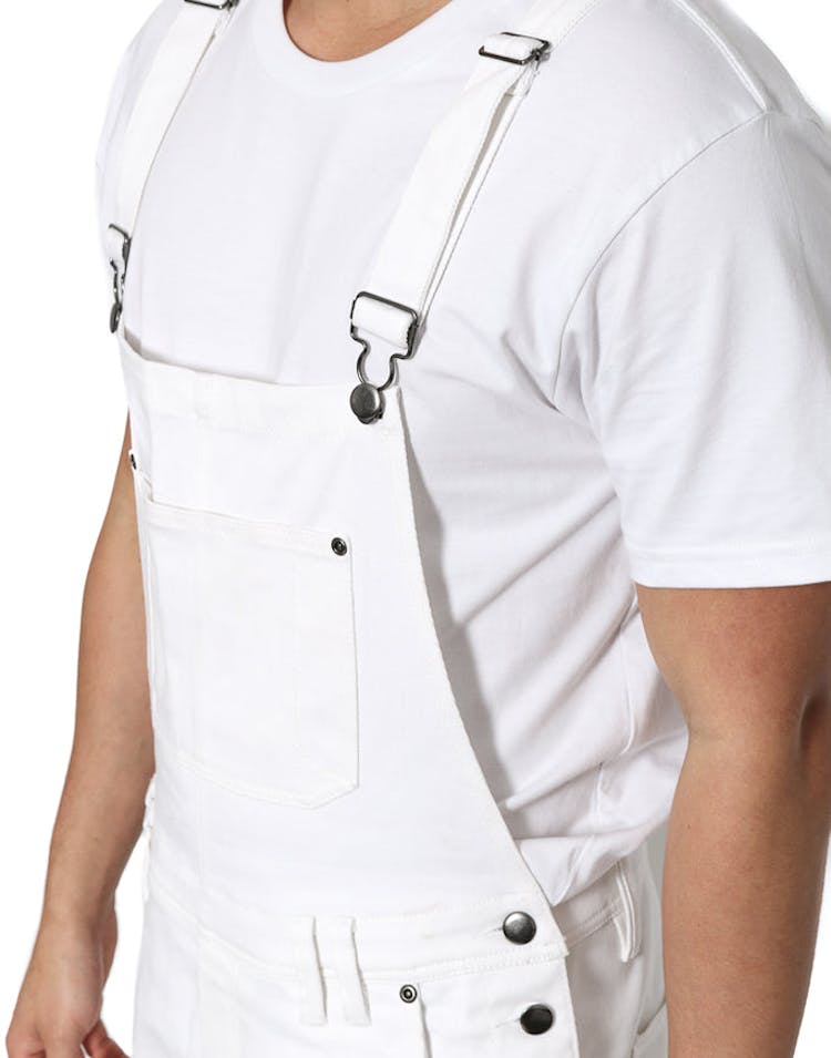 Aaden Overall Short White
