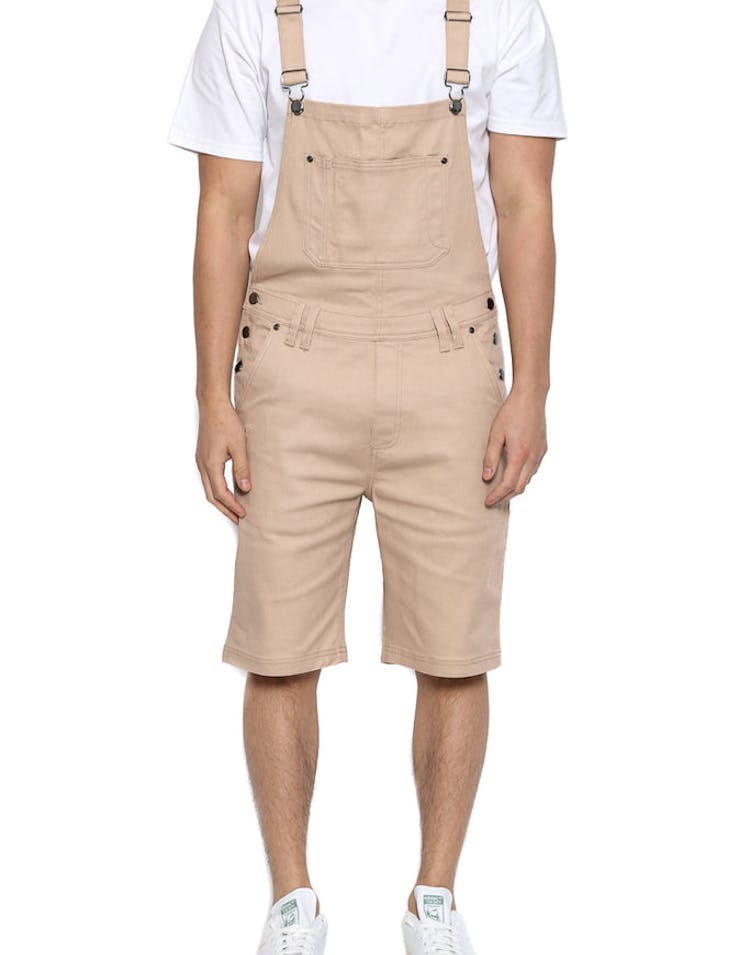 Aaden Overall Short Khaki