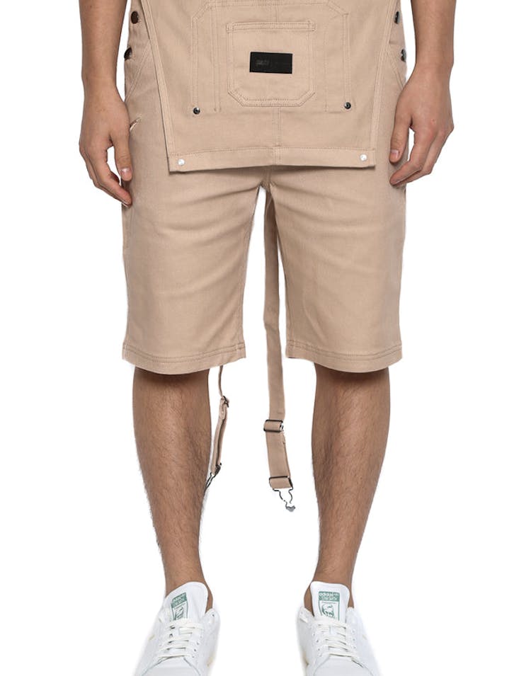 Aaden Overall Short Khaki