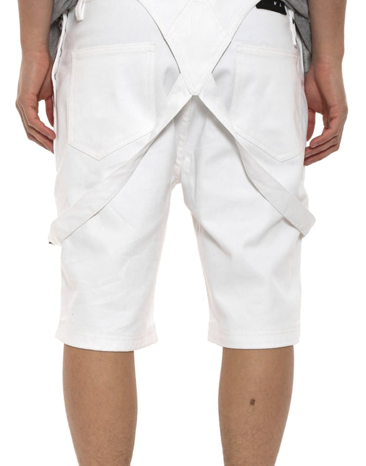 Aaden Overall Short White