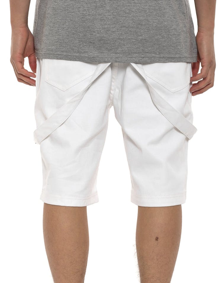 Aaden Overall Short White