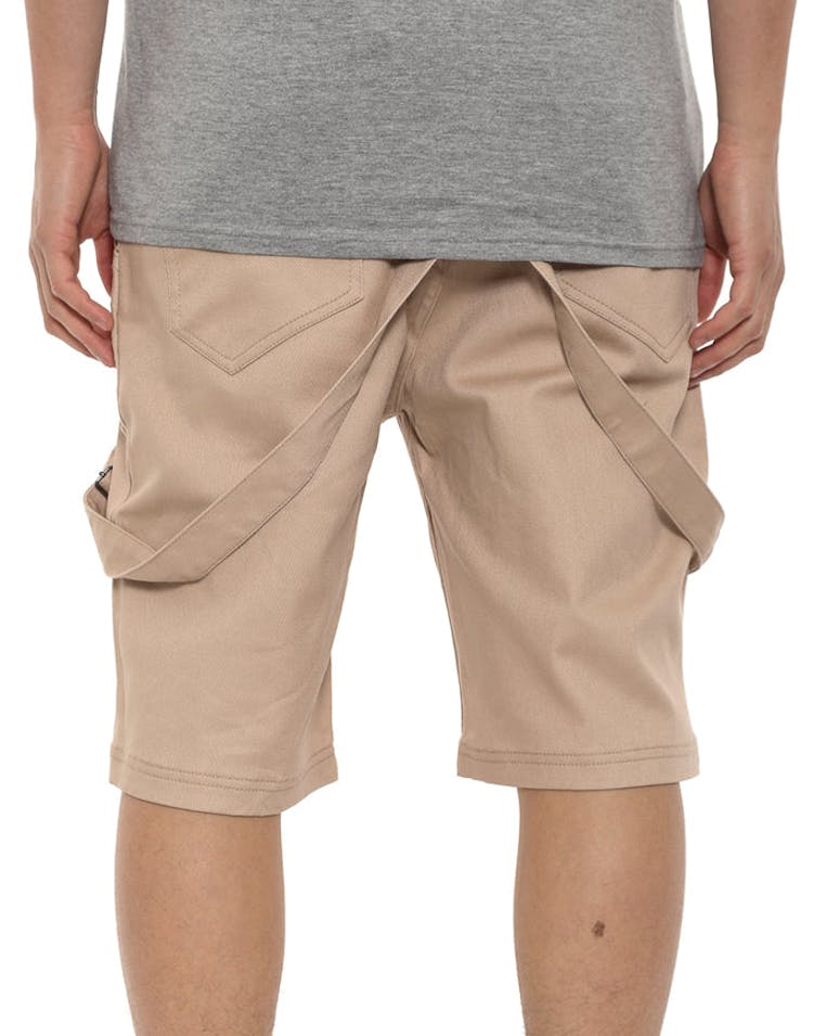 Aaden Overall Short Khaki