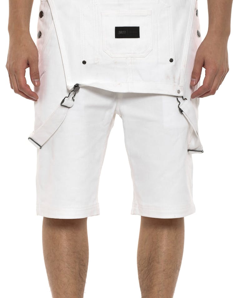 Aaden Overall Short White