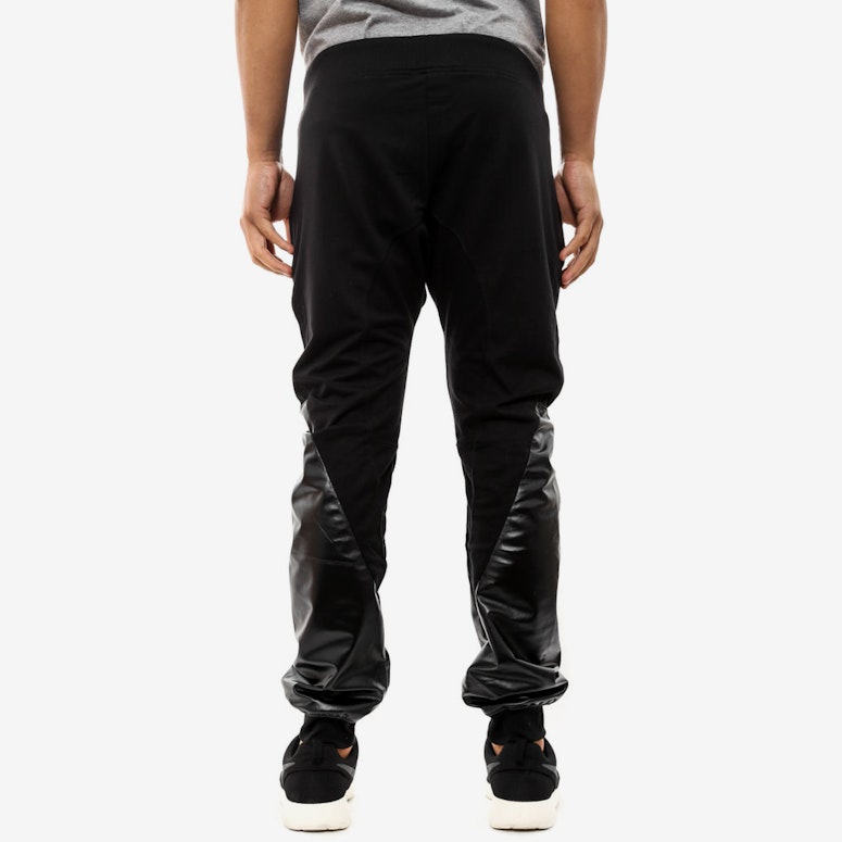 PU Down Leg Pant Black