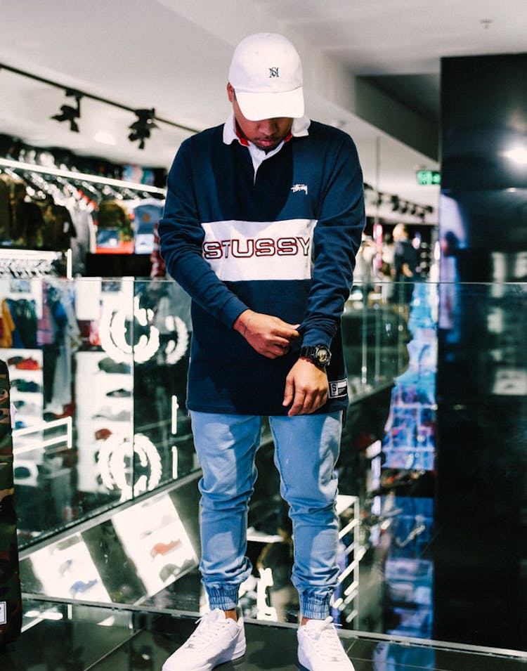 Invader Precurve Strapback Cream
