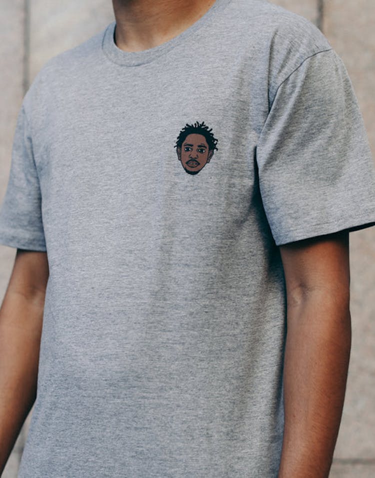 K.Dot Mini Head T Grey Heather