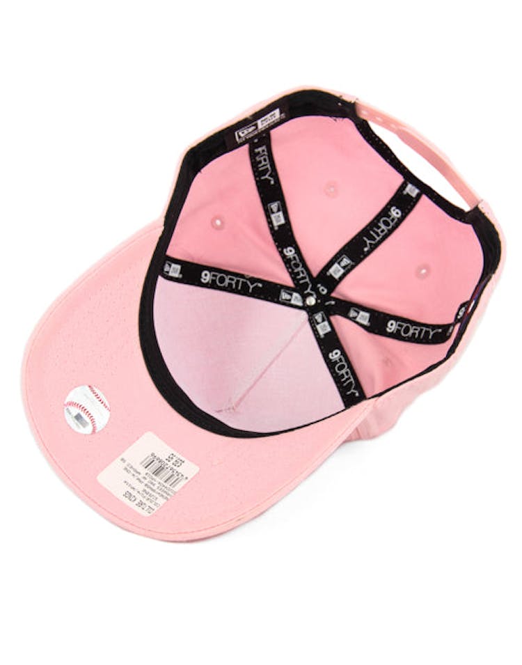 New Era Yankees 9FORTY A-Frame Washed Snapback Pink/white
