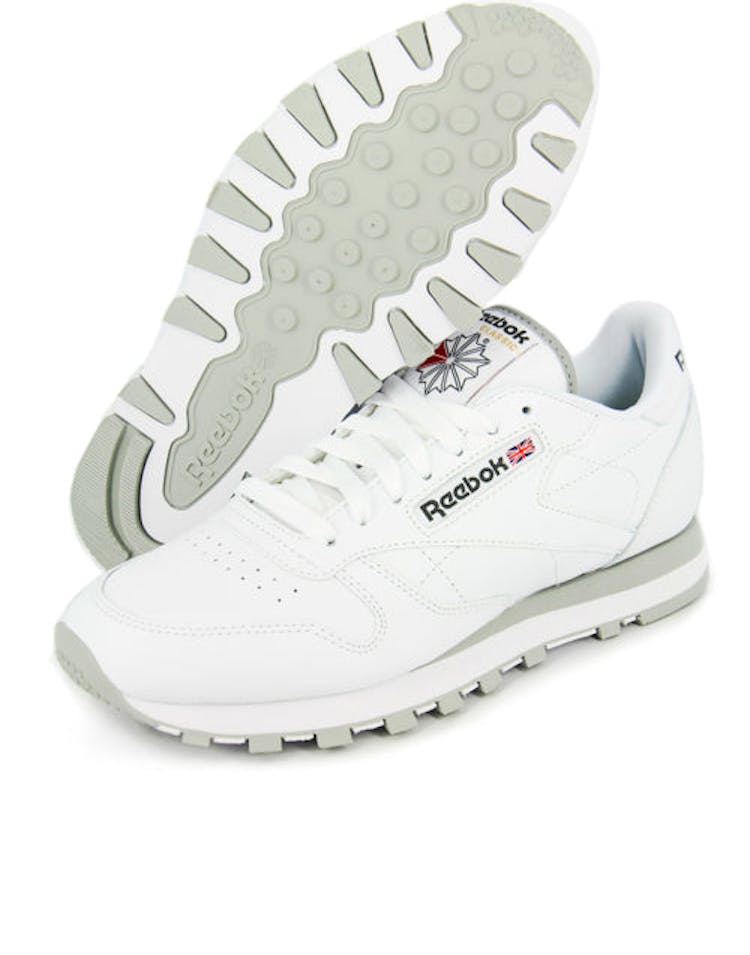 Classic Leather White/grey
