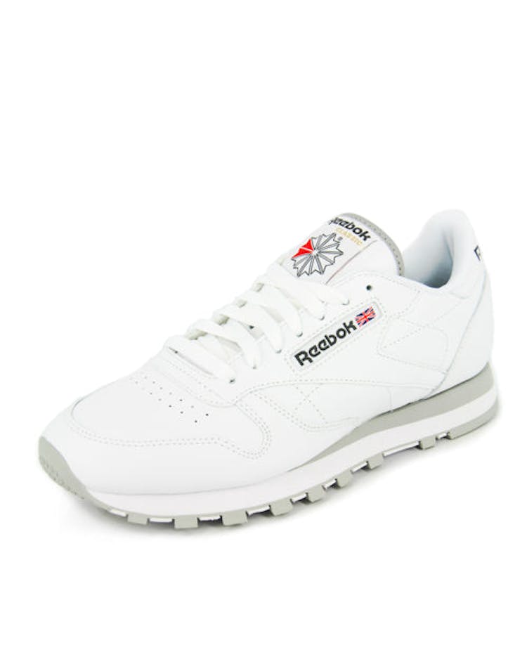 Classic Leather White/grey