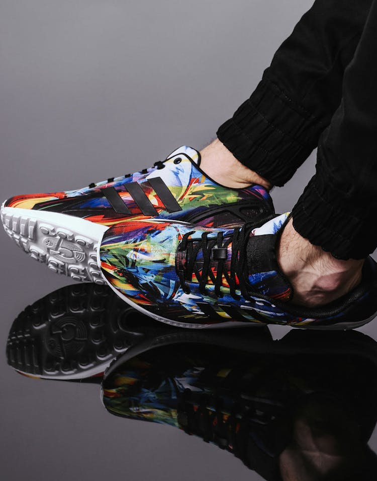 ZX Flux Black/white/mul