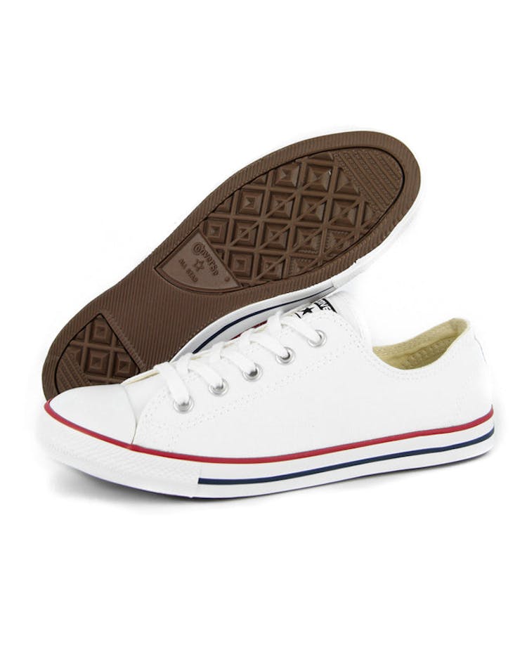 Womens Dainty OX White