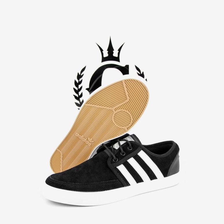 Seeley Boat Shoe Black/white