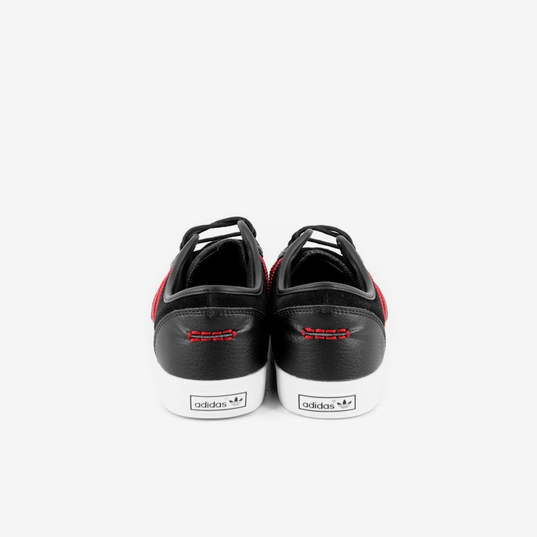 Seeley Boat Shoe Black/red