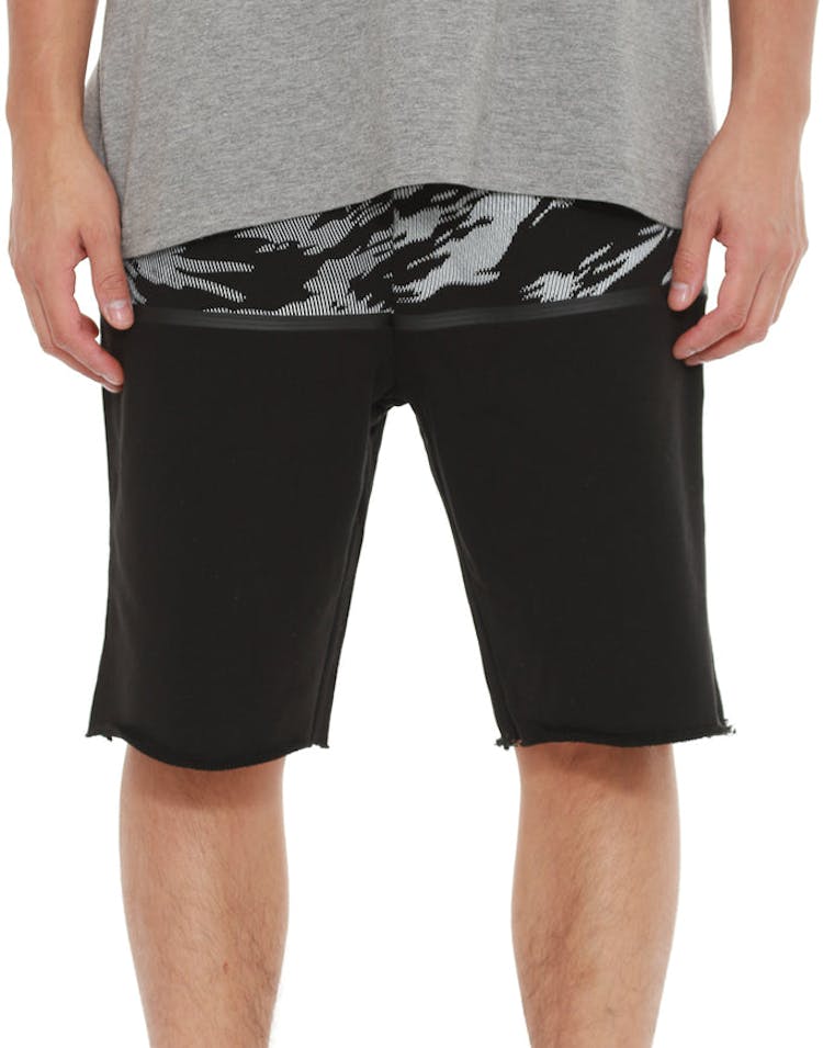 Illusory Sweat Short Black/multi-col