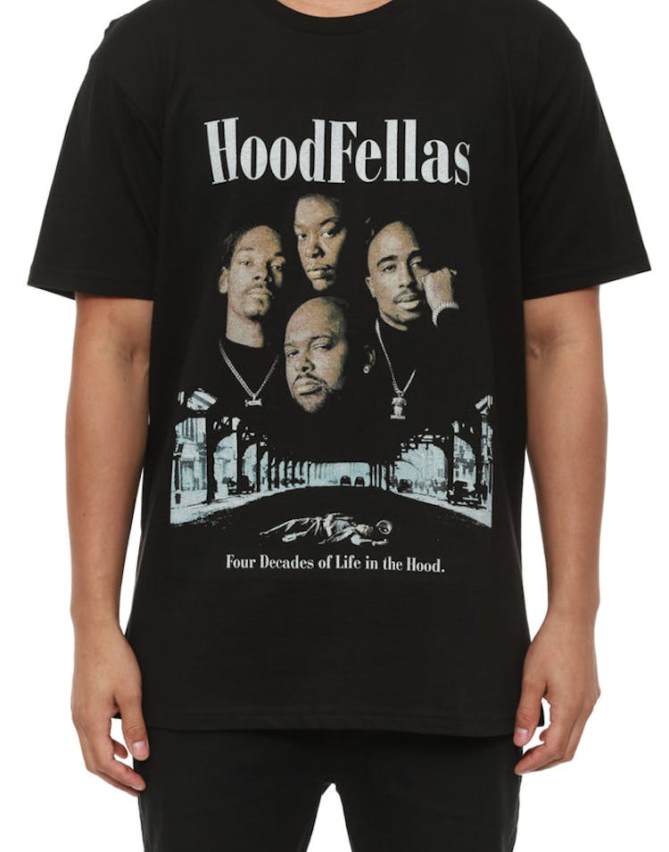 Hoodfellas SS T Black