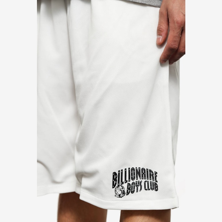 Arch Logo Mesh Shorts White