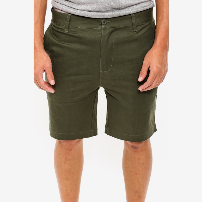 Chino Short Army Green/brow