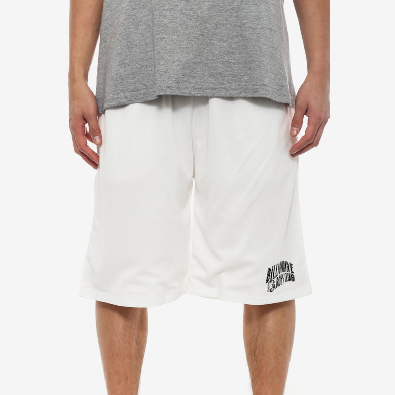 Arch Logo Mesh Shorts White