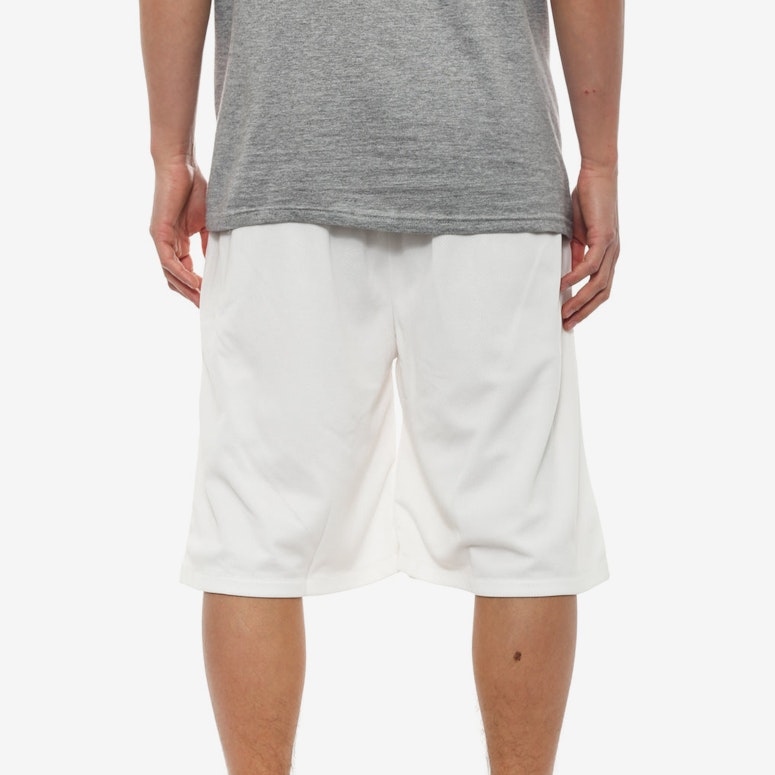 Arch Logo Mesh Shorts White