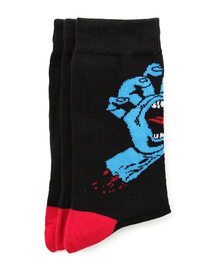 Screaming Socks 3 Pack Black