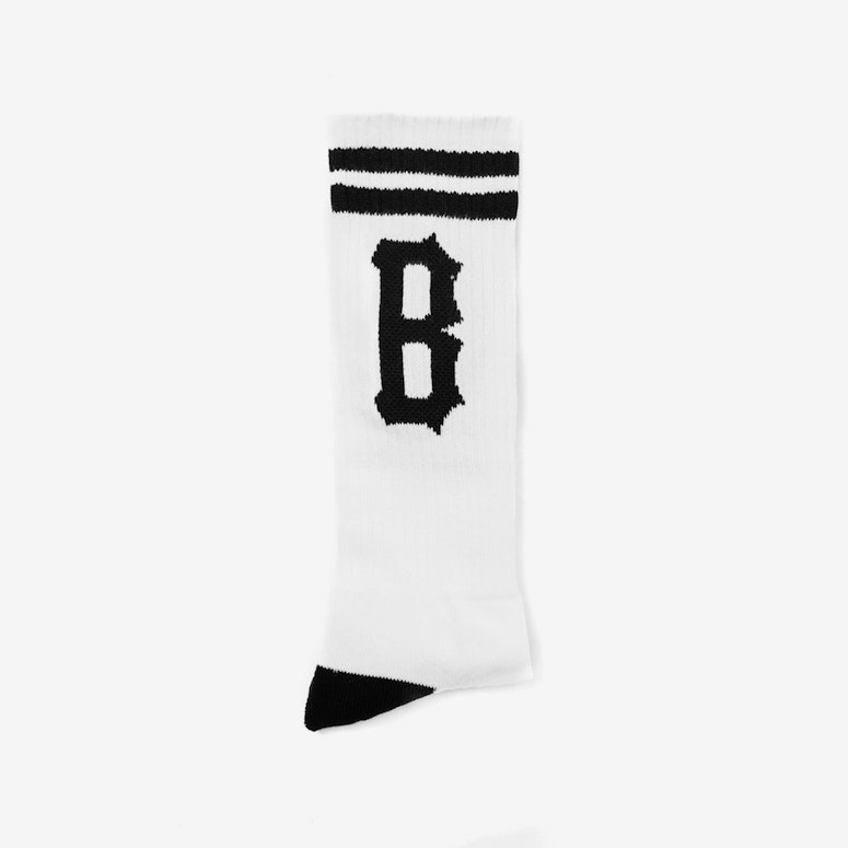 B Logo Sock White