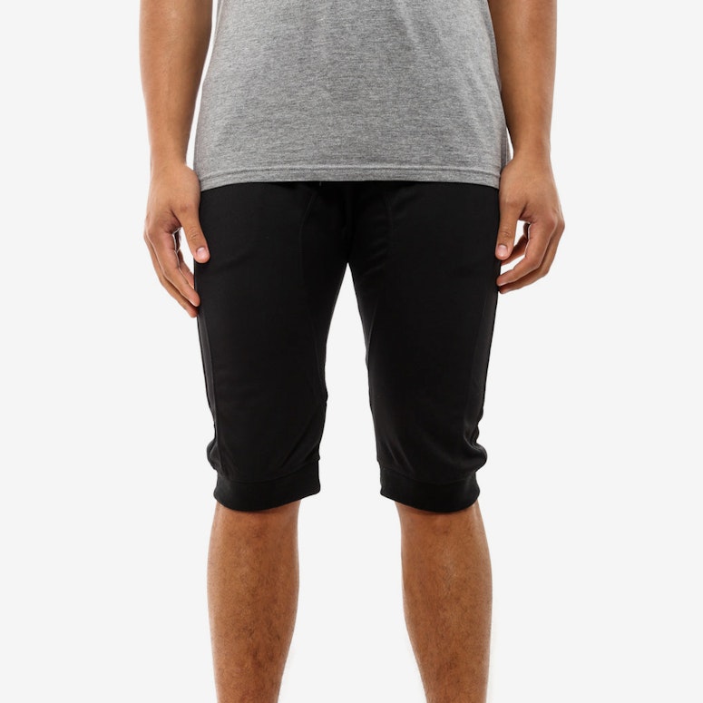 Down Crotch Mesh Short Black