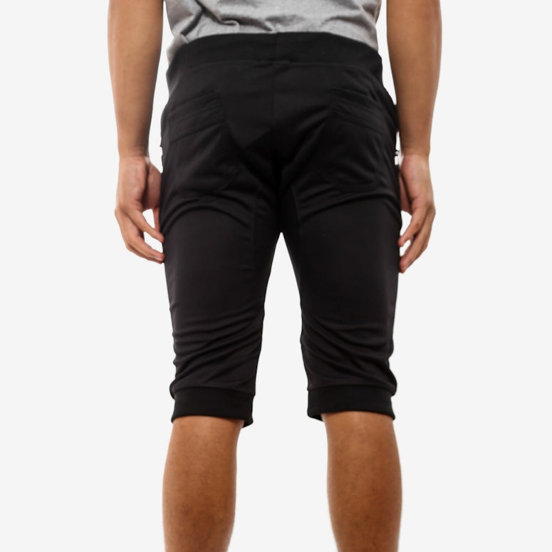 Down Crotch Mesh Short Black