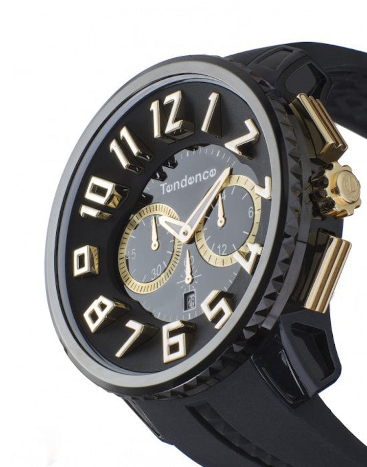 Gulliver Round Chrono Black/gold