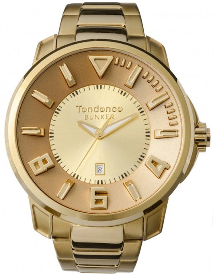 Bunker 3H Watch Gold
