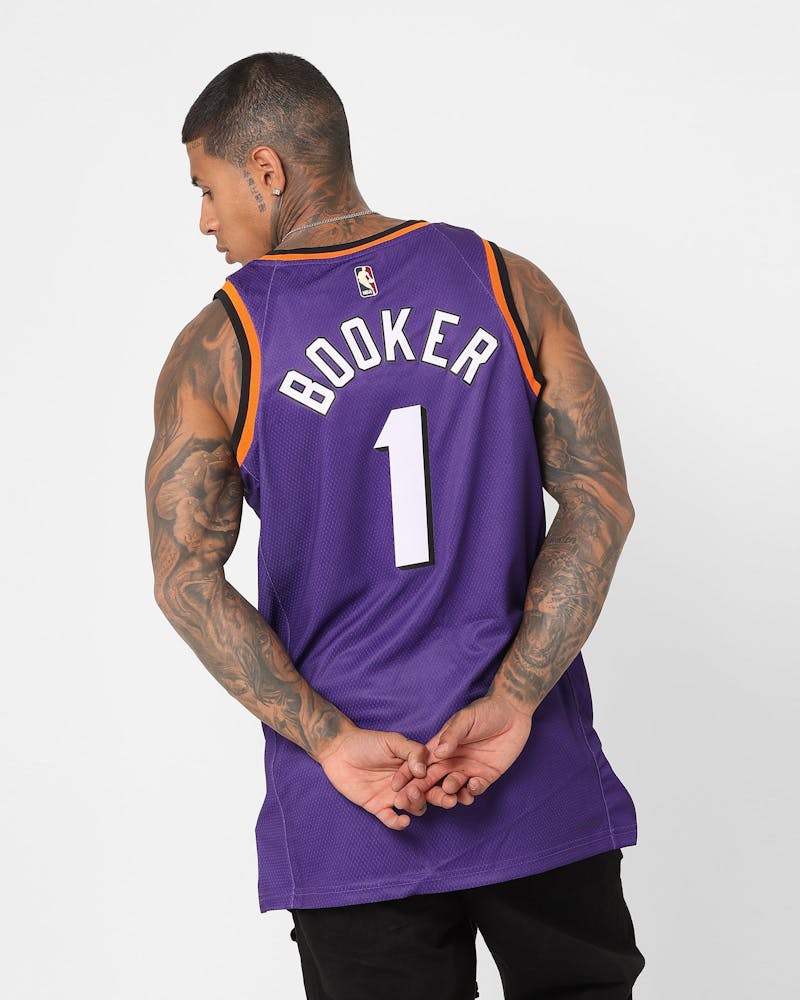 Nike Phoenix Suns Devin Booker Dri-FIT NBA Swingman Jersey Field Purple/Booker Devin thumbnail - 2