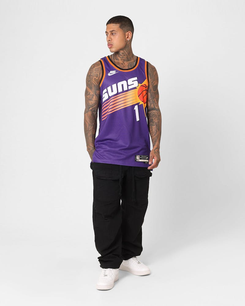 Nike Phoenix Suns Devin Booker Dri-FIT NBA Swingman Jersey Field Purple/Booker Devin thumbnail - 3