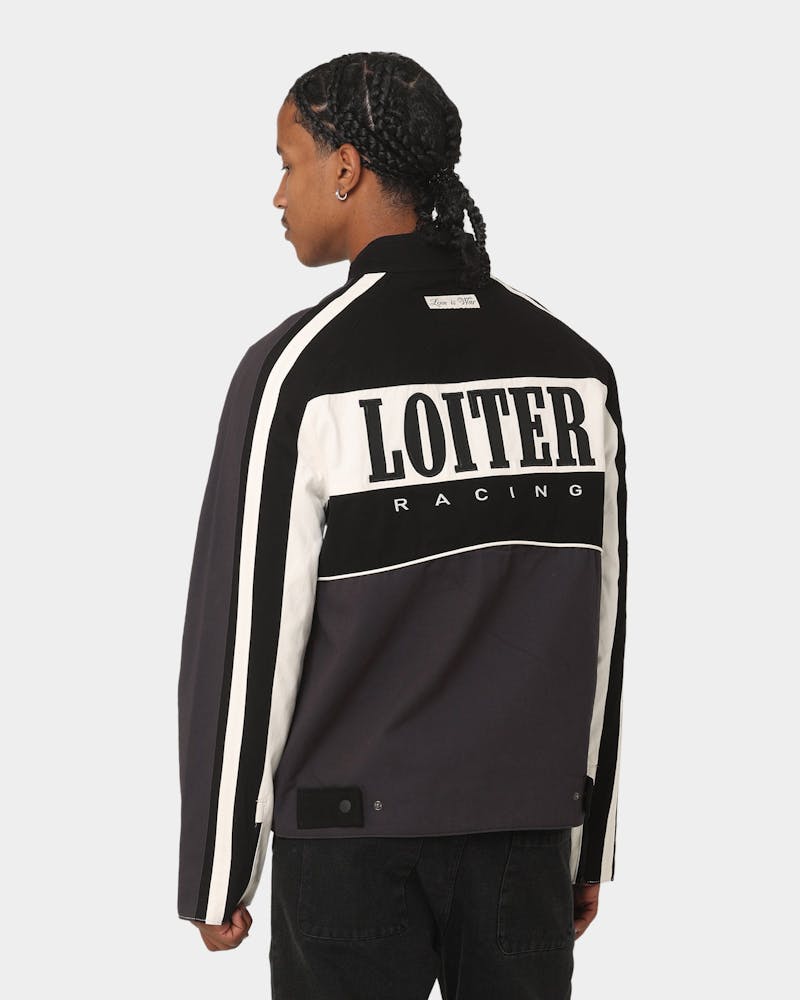 Loiter Motor Jacket Black thumbnail - 1