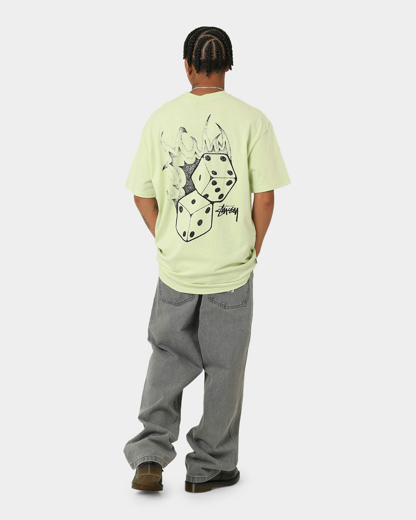 Stussy Fire Dice T-Shirt Light Green