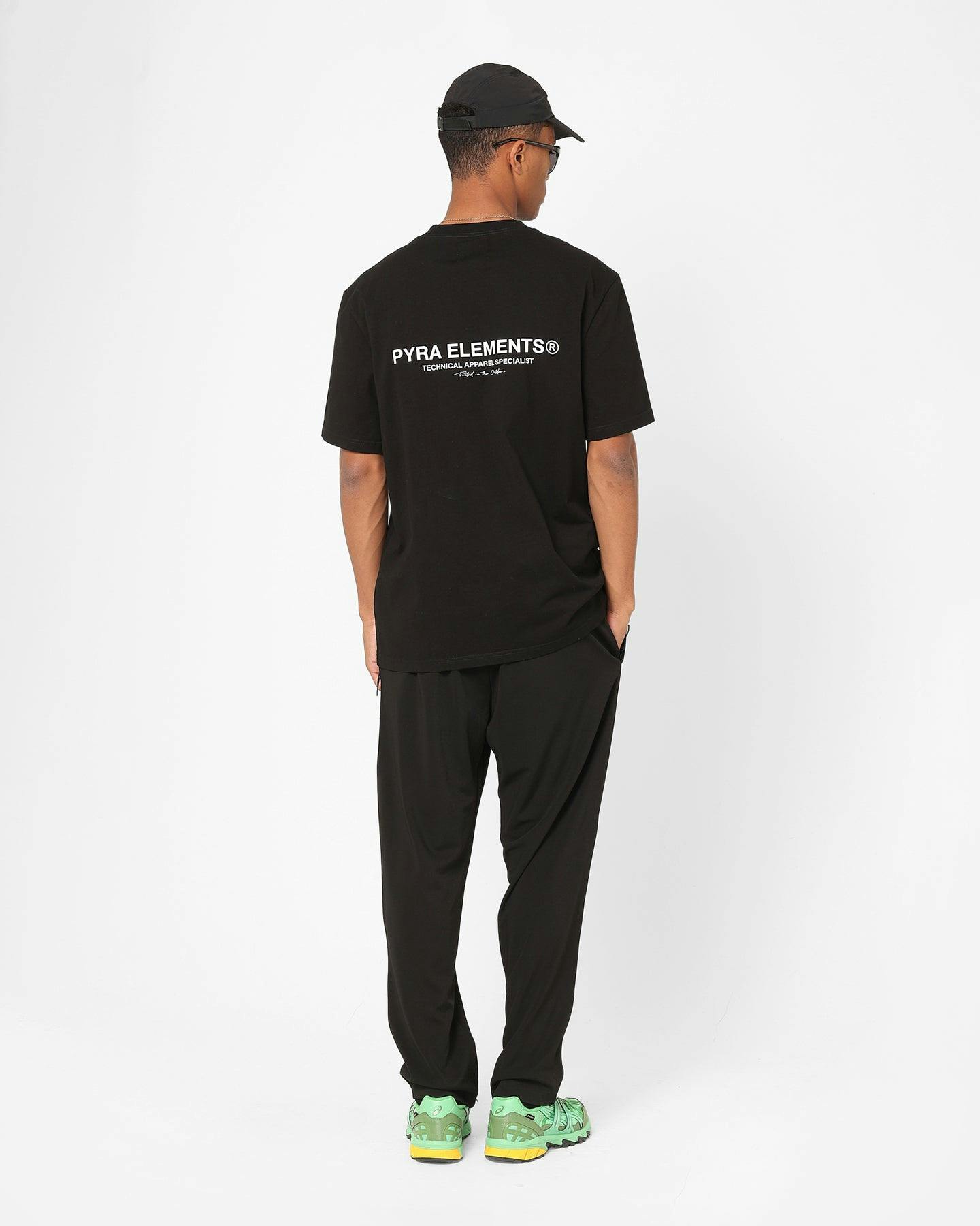 Pyra Marker Logo T-Shirt Black/White