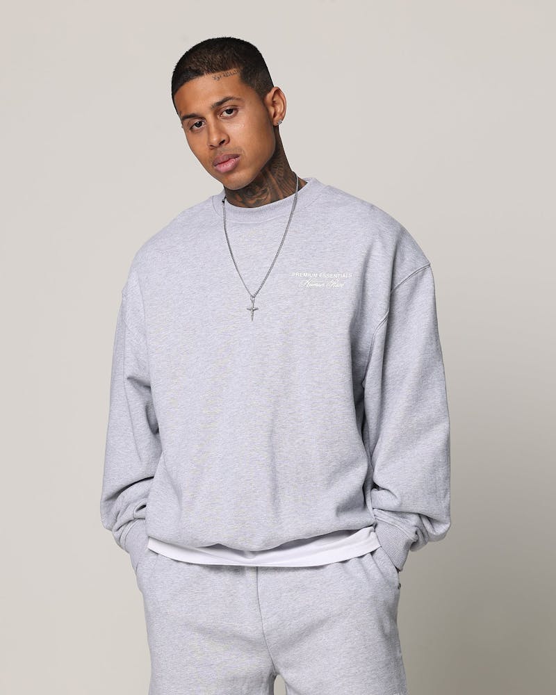 Loiter Essential Spire Crewneck Grey Marle thumbnail - 2