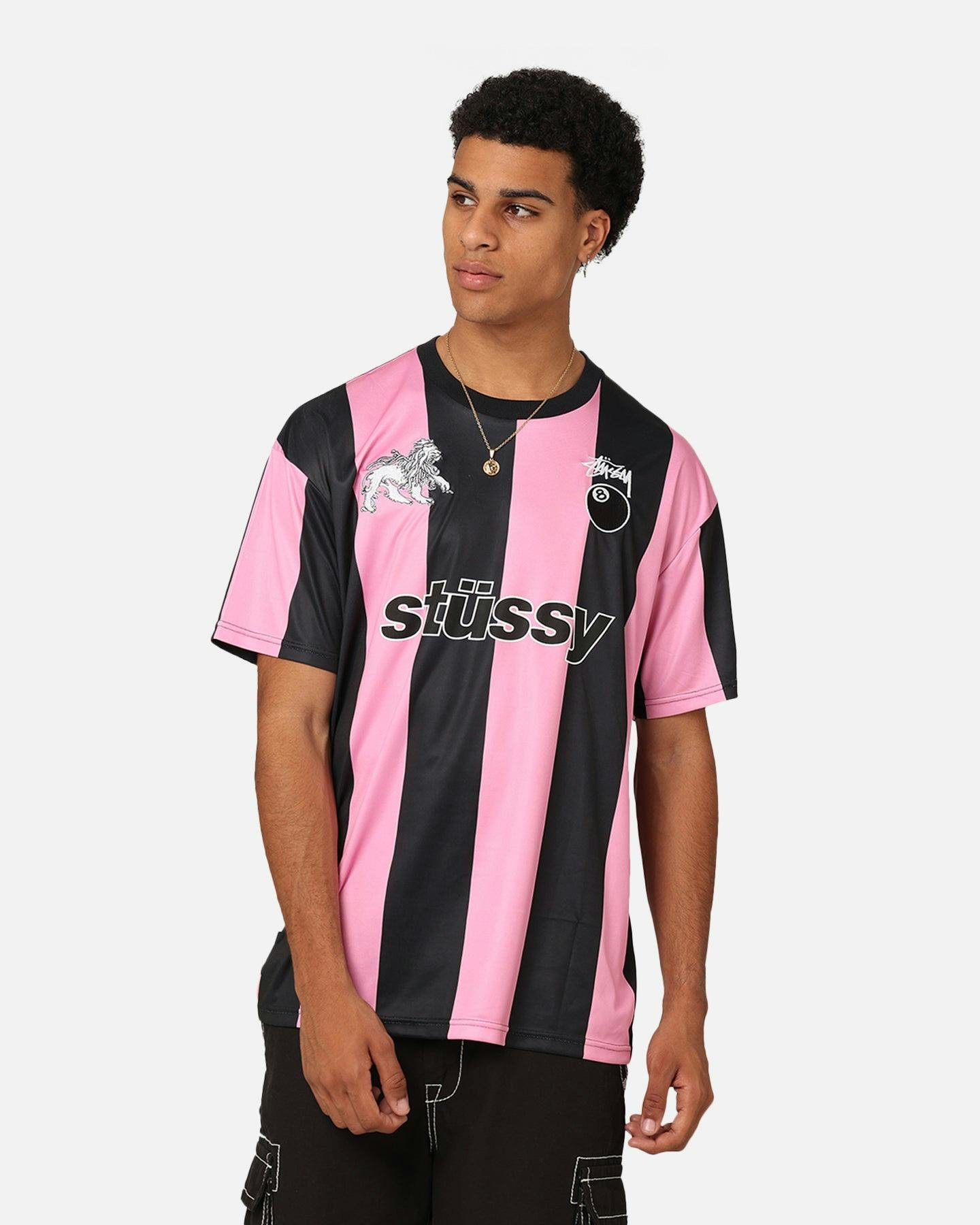 Stussy Football T-Shirt Black/Pink