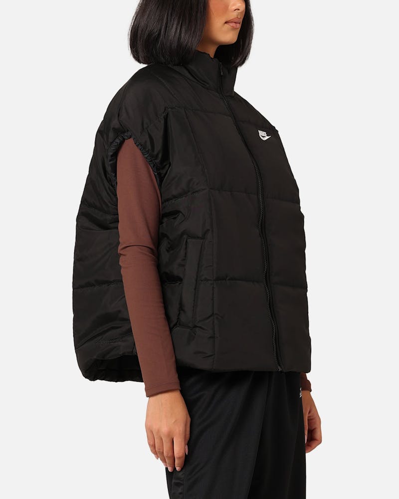 Nike Women's Sportswear Classic Puffer Therma-FIT Loose Vest Black/White thumbnail - 4