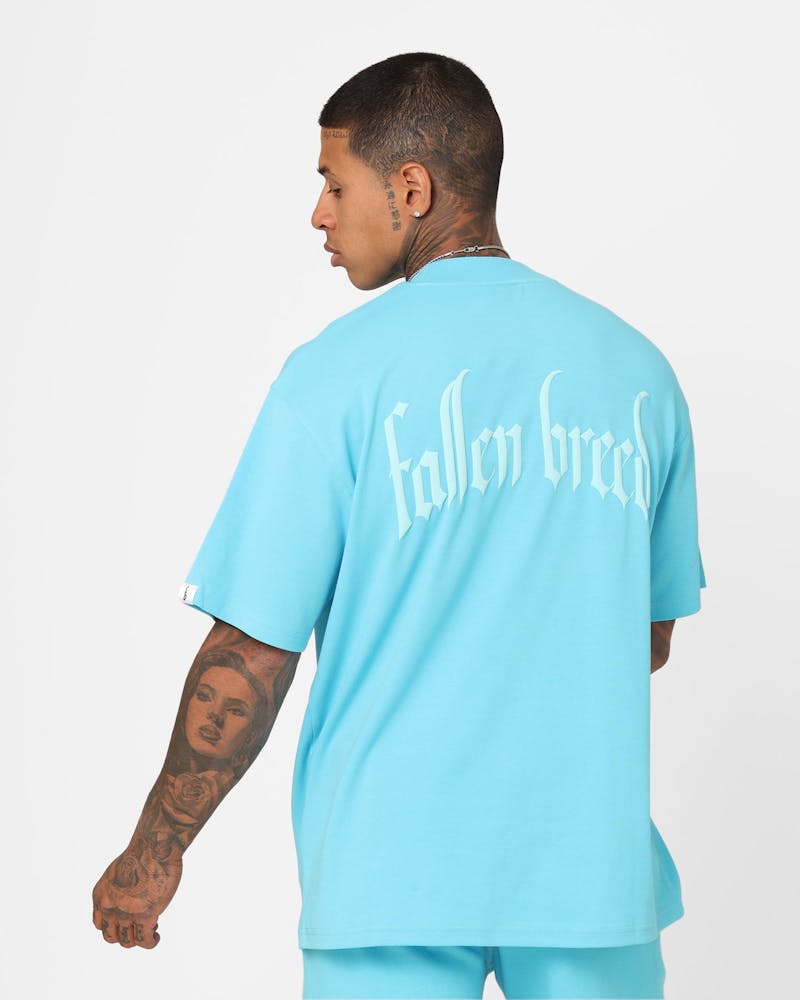 Fallen Breed Monogram T-Shirt Aqua thumbnail - 2