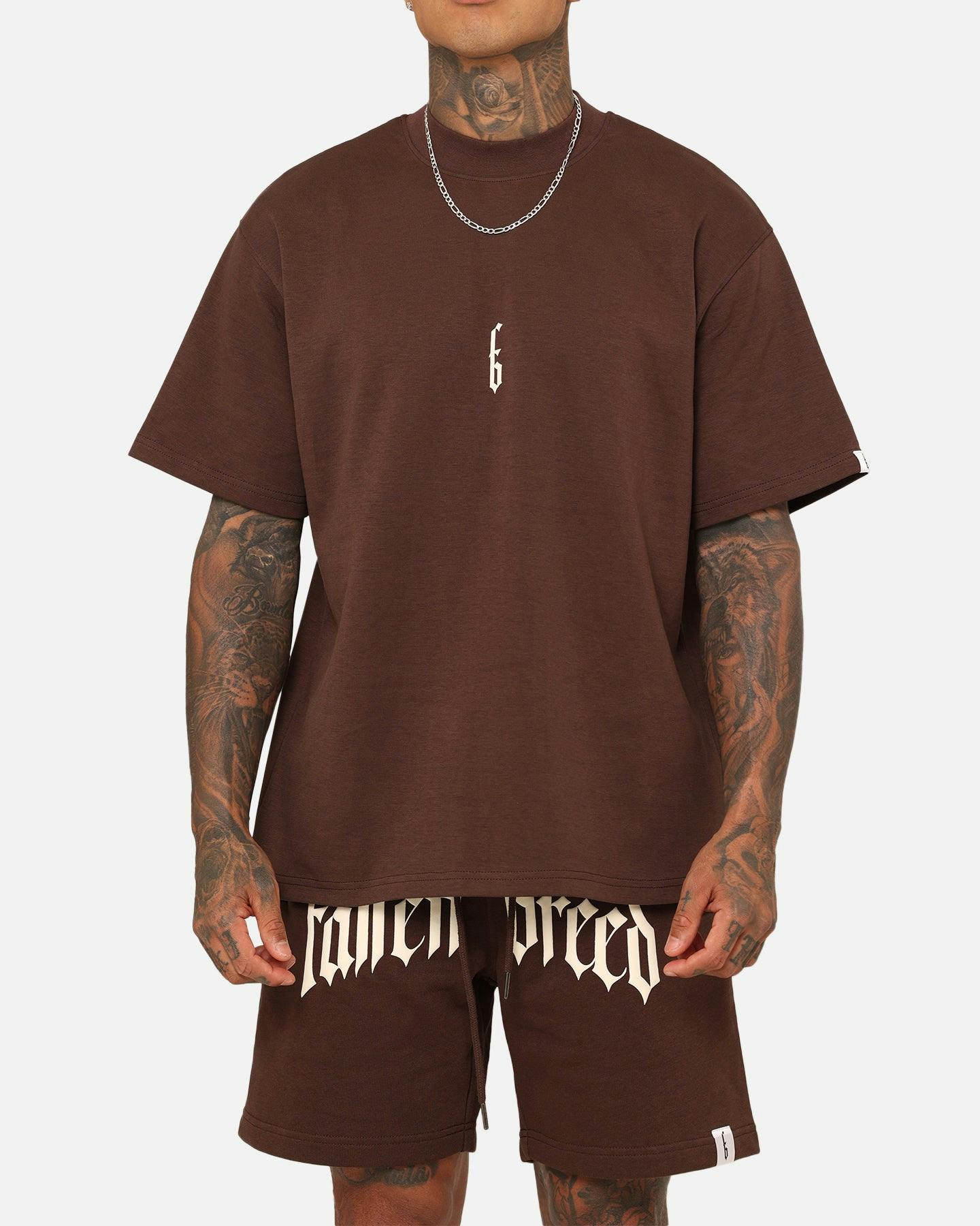 Fallen Breed Monogram T-Shirt Brown/Off White