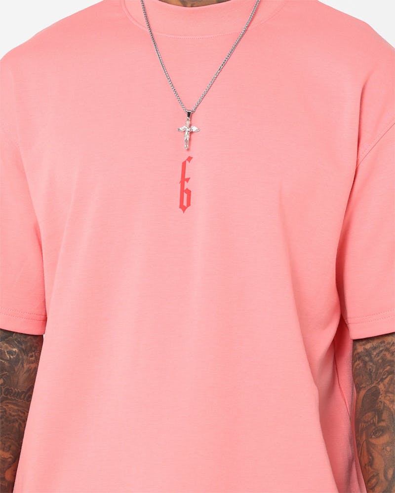 Fallen Breed Monogram T-Shirt Pink/Red thumbnail - 4