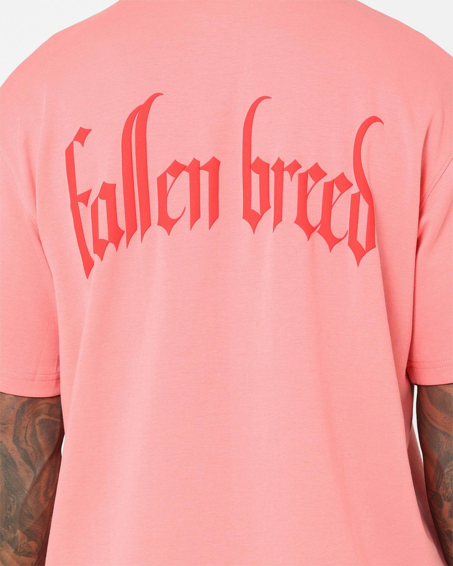 Fallen Breed Monogram T-Shirt Pink/Red