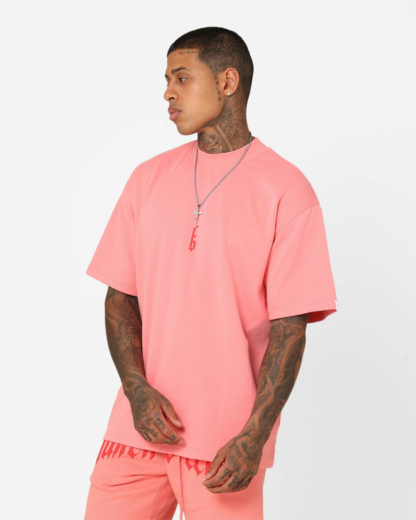Fallen Breed Monogram T-Shirt Pink/Red